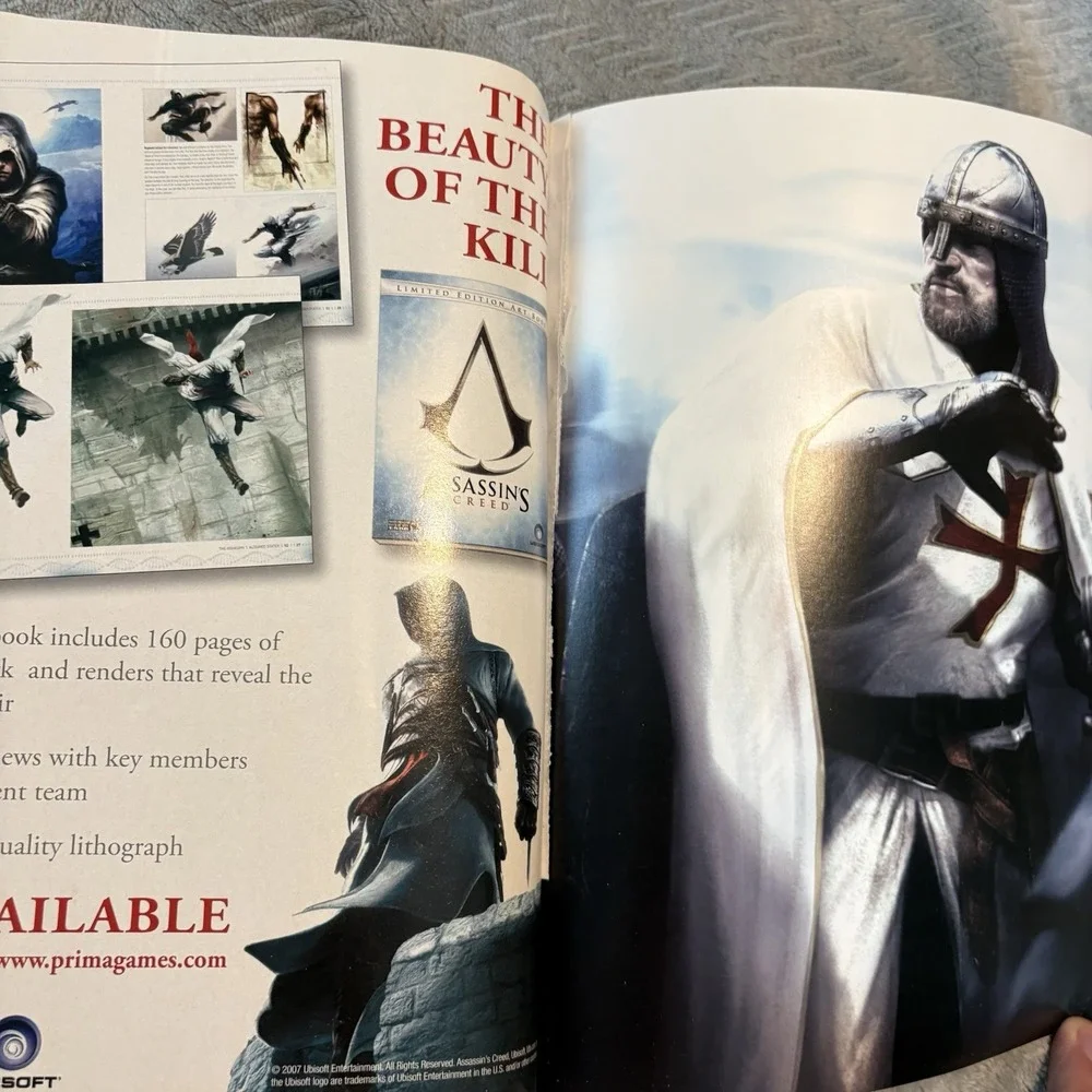 Assassin's Creed 1 Prima Official Game Strategy Guide *No Foldout Poster Map*